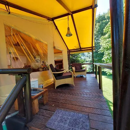 Glamping With Private Bathroom And Spacious Garden Luxury tent Roussines